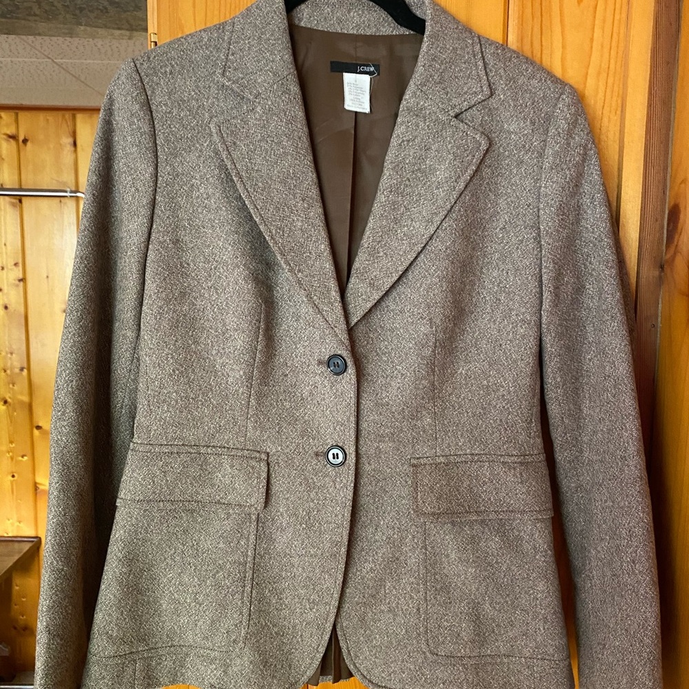 Brown Tweed Librarian Suit Set 🤓